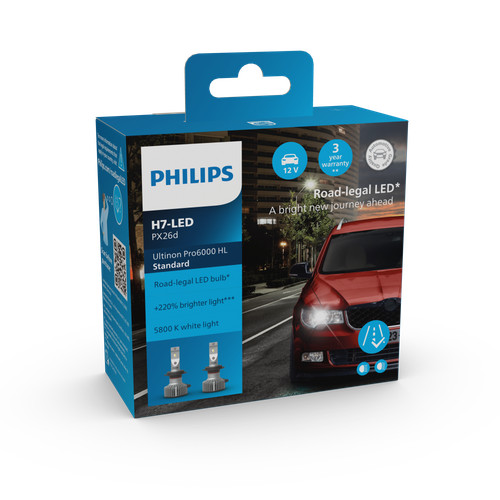 Philips ultinon pro6000 led - philips,